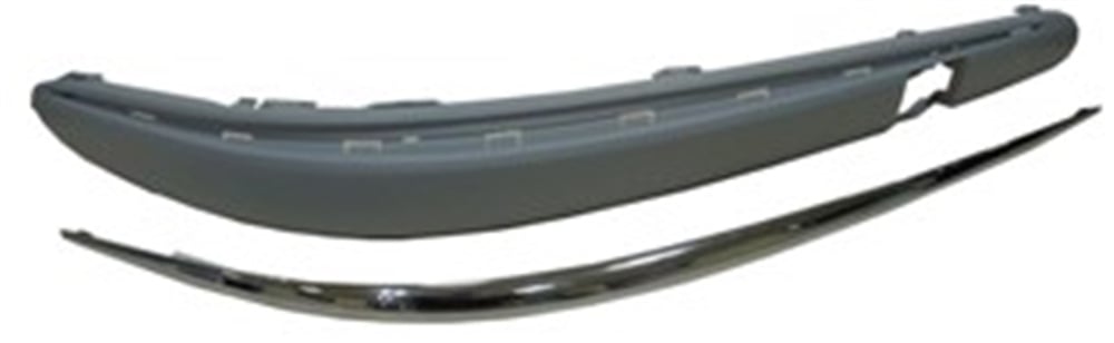 YEDEK PARÇAMercedes E Class- W211- 03/06 Ön Tampon Bandı Sağ Gri Astarlı/Nikelaj Çıtalı Sensör Deliksiz 2118800612MEYDAN2152-2011