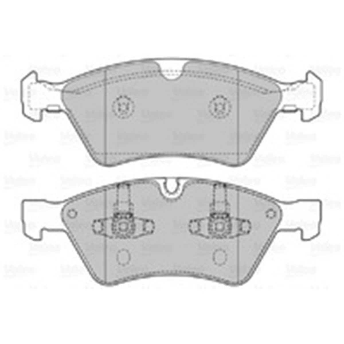YEDEK PARÇAÖN BALATA MB W164 280CDI ML320CDI ML350 ML500 05-10 W211 02-08 W251 06 W463 12 X164 06 VALEO 598728VALEOVALEO 598728