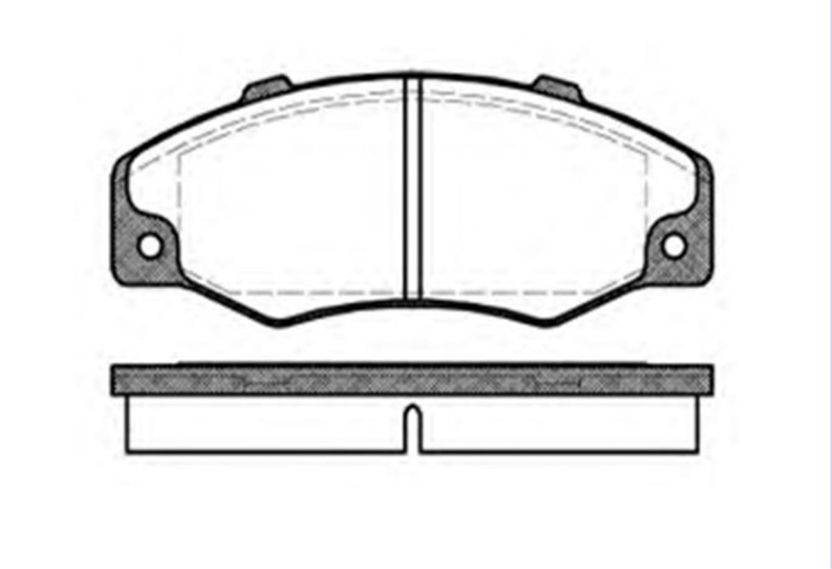 YEDEK PARÇAON FREN DISK BALATA WVA 21016 21086 21087  RENAULT  R21 - CONCORDE  7701203069 -MGA-55132MGAMGA-55132