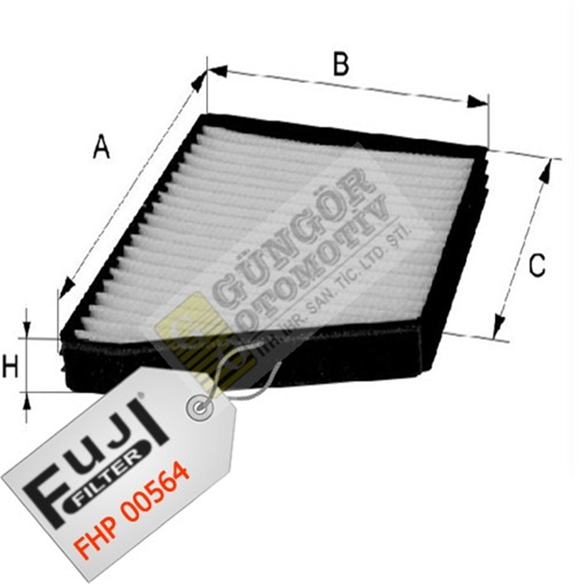 YEDEK PARÇAPOLEN FİLTRESİ GOLF VFUJİ*FHP-00564