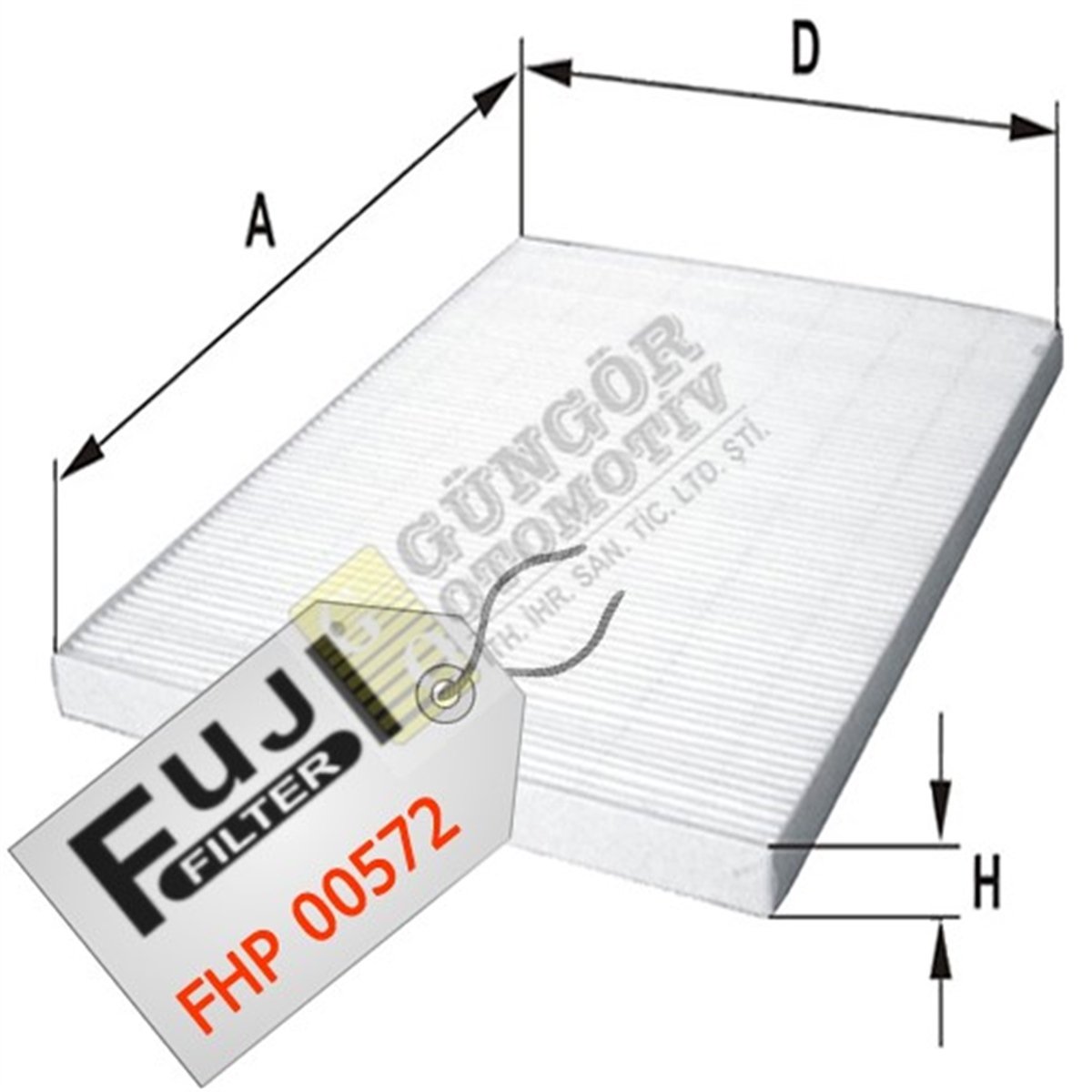 YEDEK PARÇAPOLEN FİLTRESİ GRANDE PUNTO/CORSA DFUJİ*FHP-00572