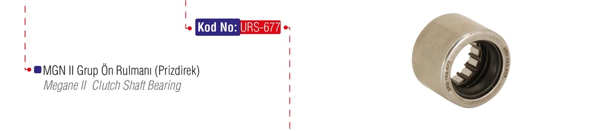 YEDEK PARÇAPRİZDİREK KEÇELİ RULMAN MEGANE IIGM*URS-677
