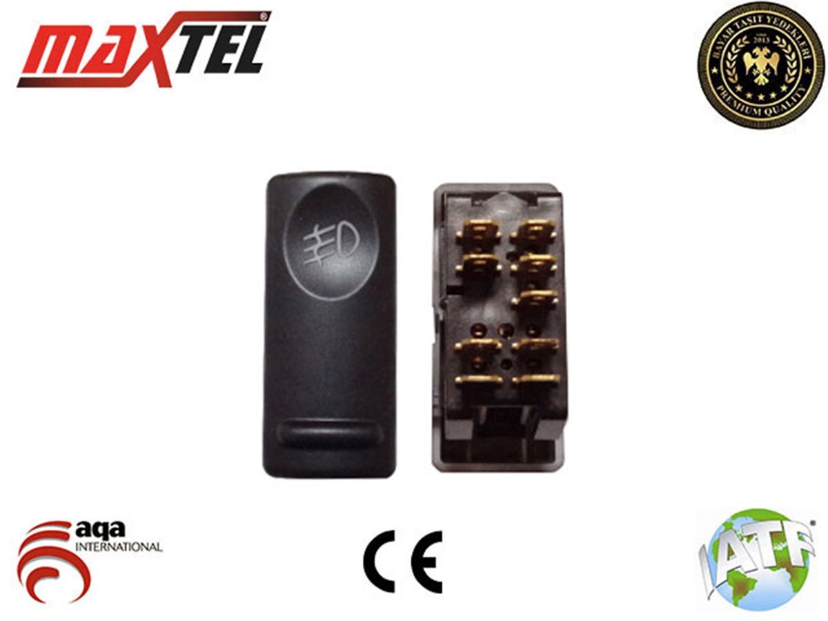 YEDEK PARÇASİS FARI ANAHTARI 9 PİN ARKA R19MAXTEL16304334