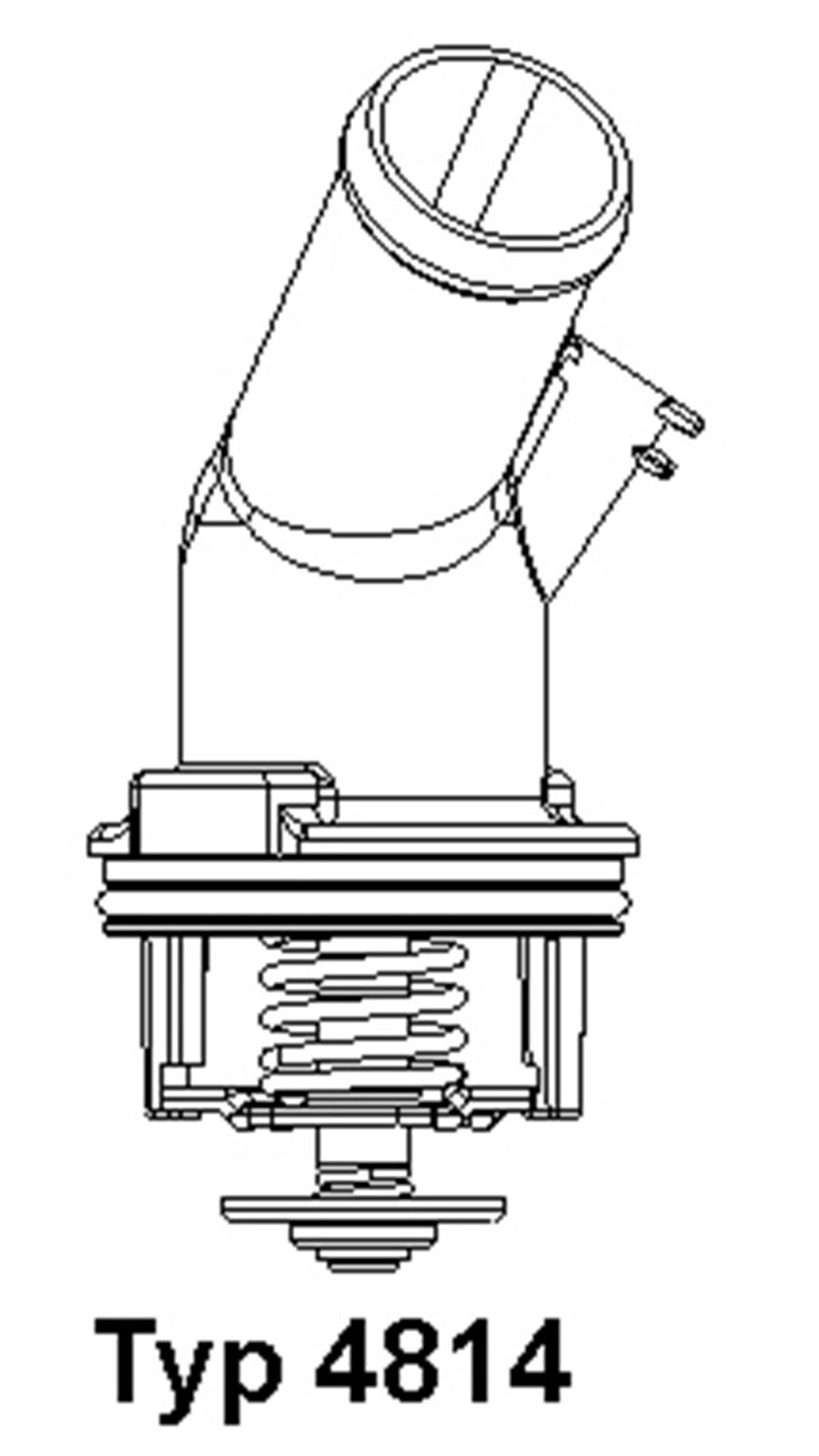 YEDEK PARÇATERMOSTAT KOMPLE A4-A6-A8 3.0 01-06 92C WAHLER 4814.92DWAHLERWAHLER 4814.92D