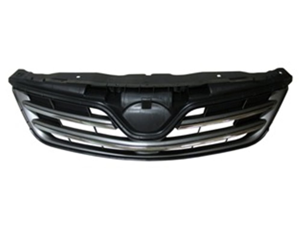 YEDEK PARÇAToyota Corolla- E150- 10/13 Ön Panjur Siyah (Nikelaj Kaplamalı) (Üst Koruma Plastikli) 53111-02909MEYDAN200-2345