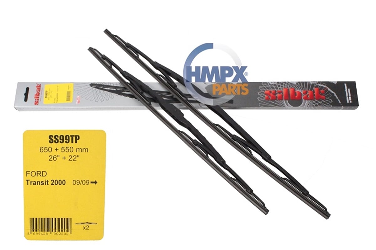 YEDEK PARÇATRANSIT V-347/V-348  09>13 ÖN SİLECEK SÜPÜRGE TAKIM : METAL TİP (650 MM+550 M SIL GC1J S17528 BA SS99TPPARCAWORLDSIL GC1J S17528 BA