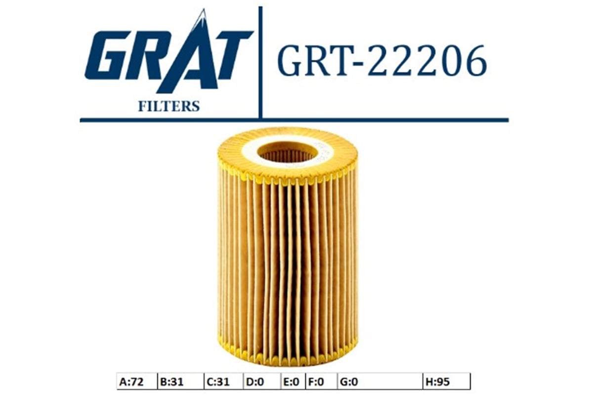 YEDEK PARÇAYAG FILTRESI MERCEDES OM642  W203-211-221 SPR 6421800009 -GRT-22206GRATGRT-22206