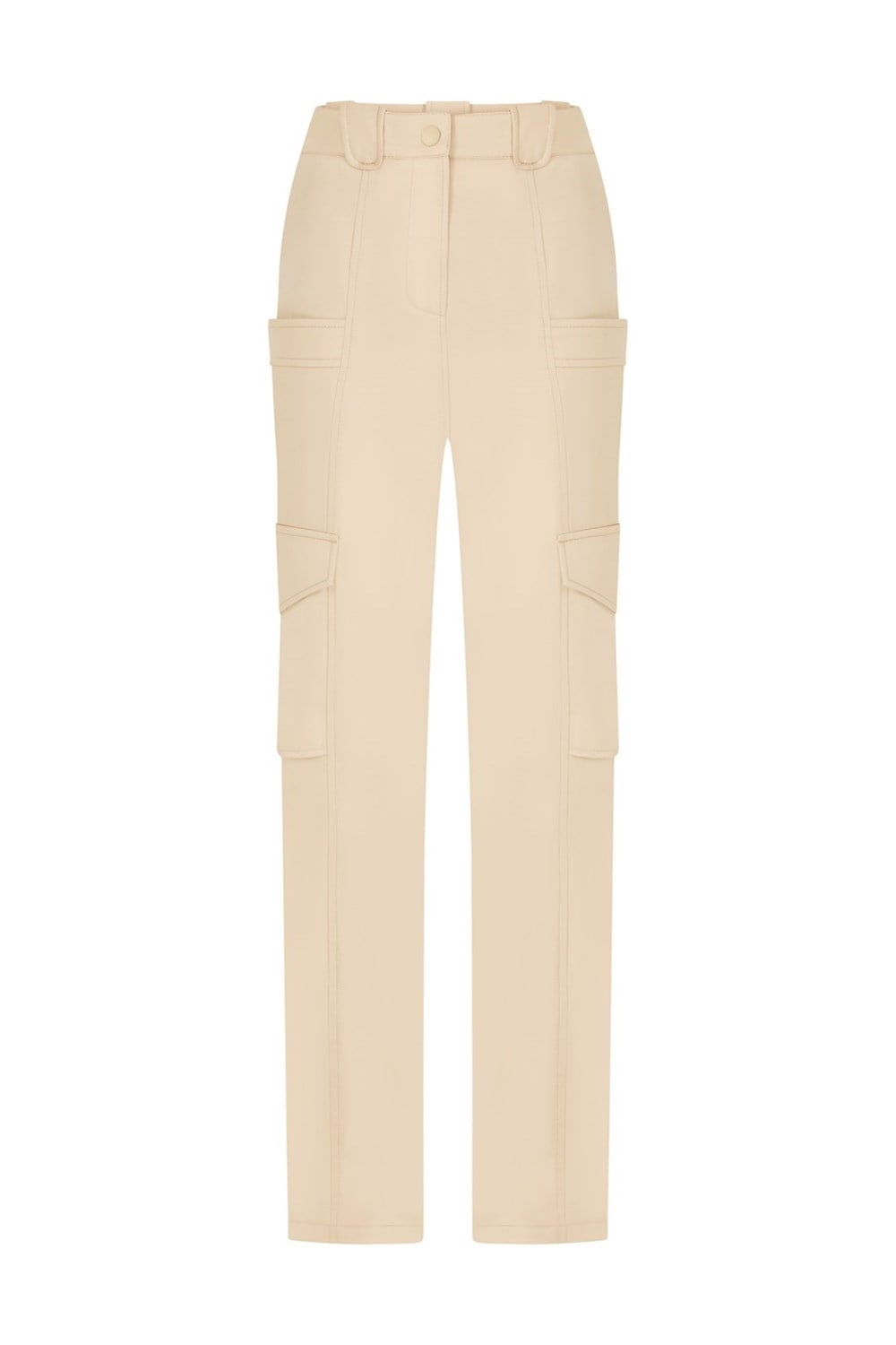 Beige Cargo Pants