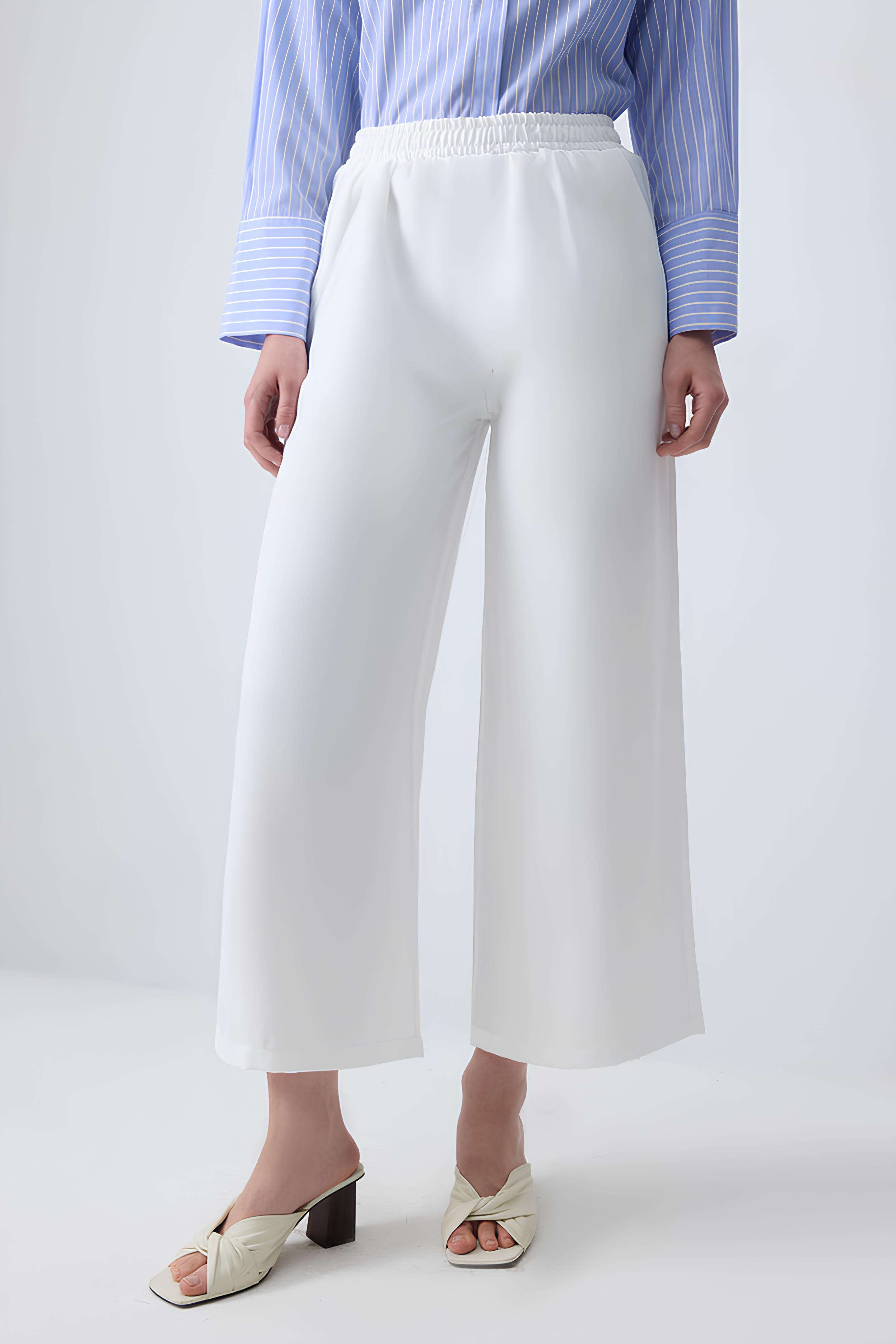 Ekru Relax Fit Pantolon mkn4011