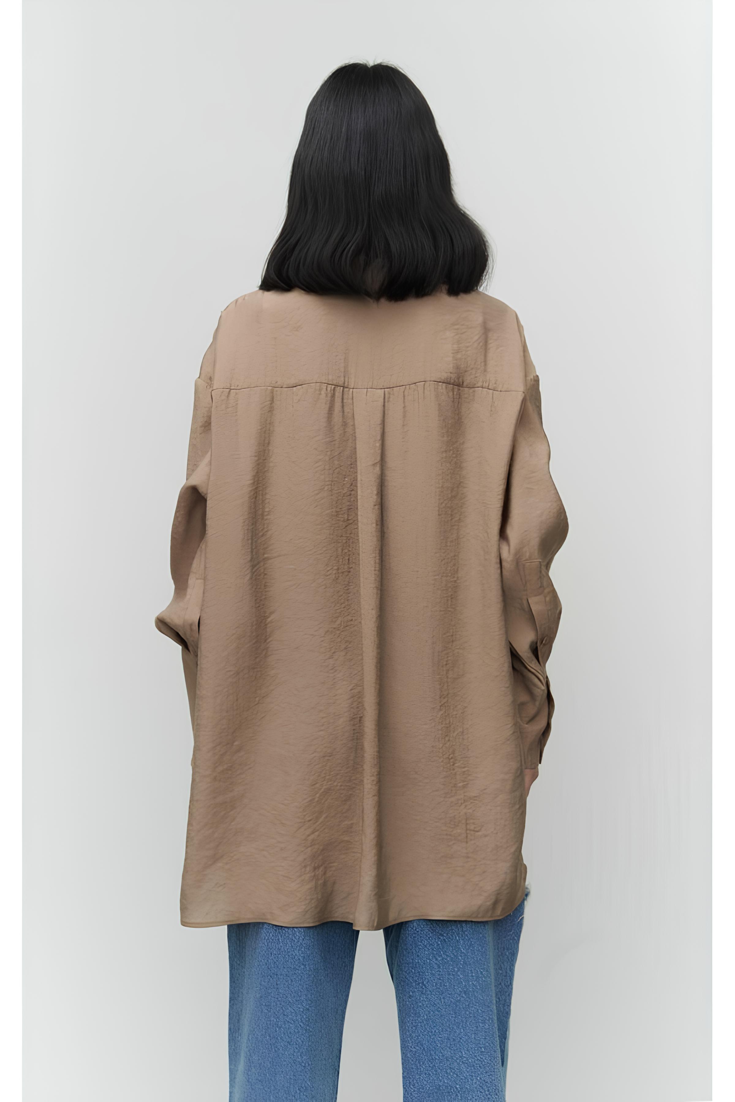 Vizon Oversize Gömlek mkn5020