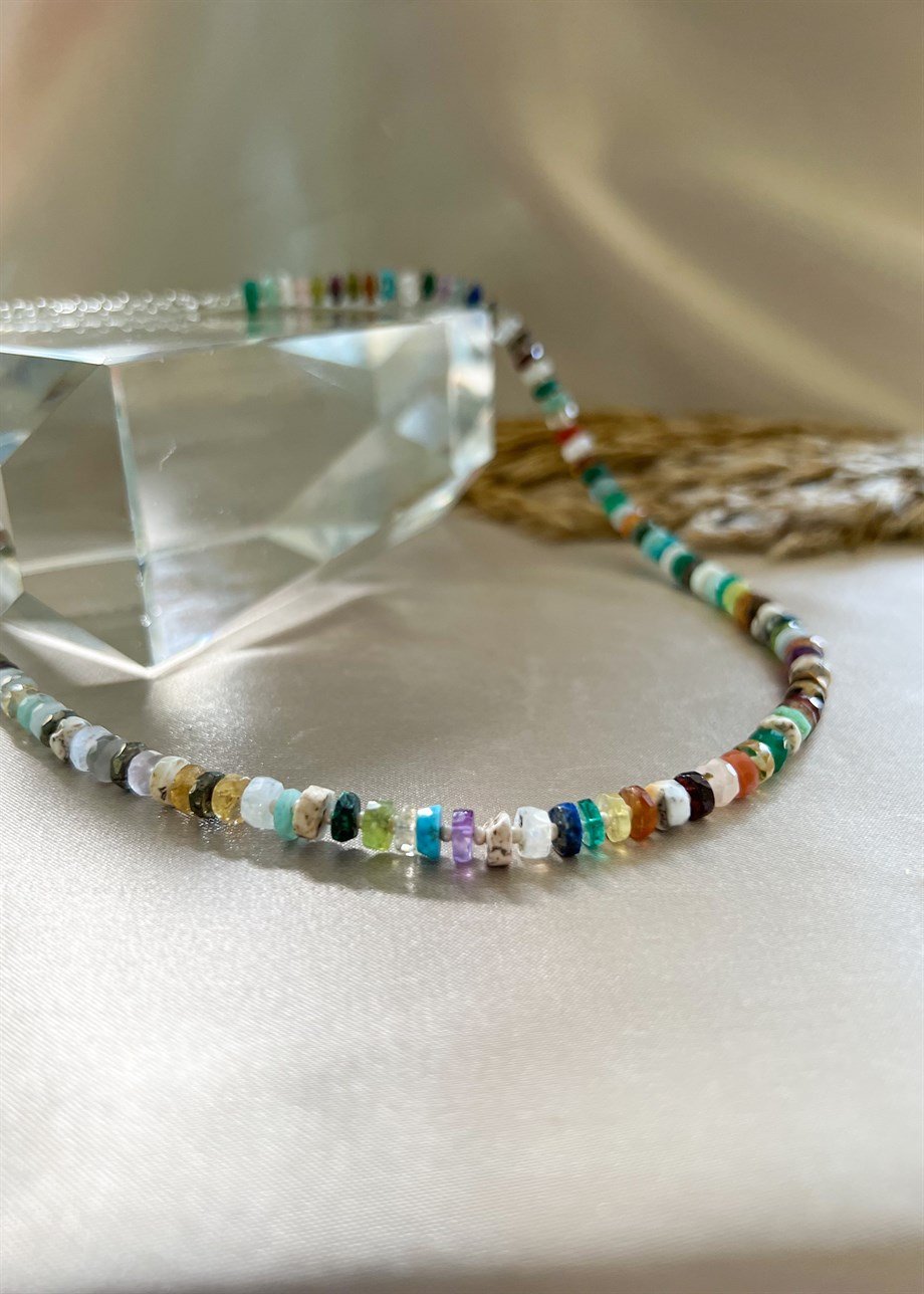 Mix Gemstone Kolye