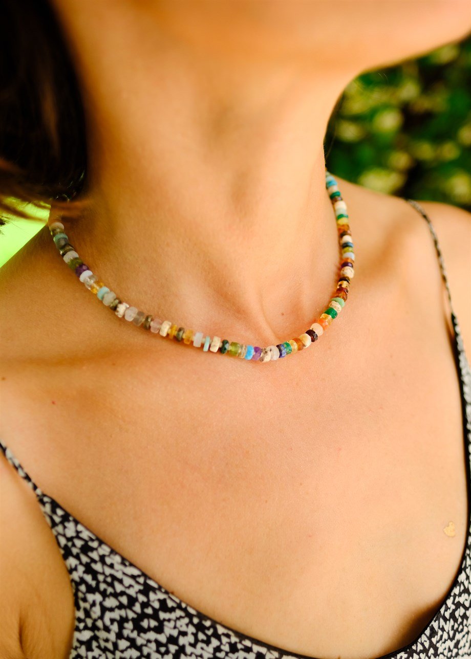 Mix Gemstone Kolye