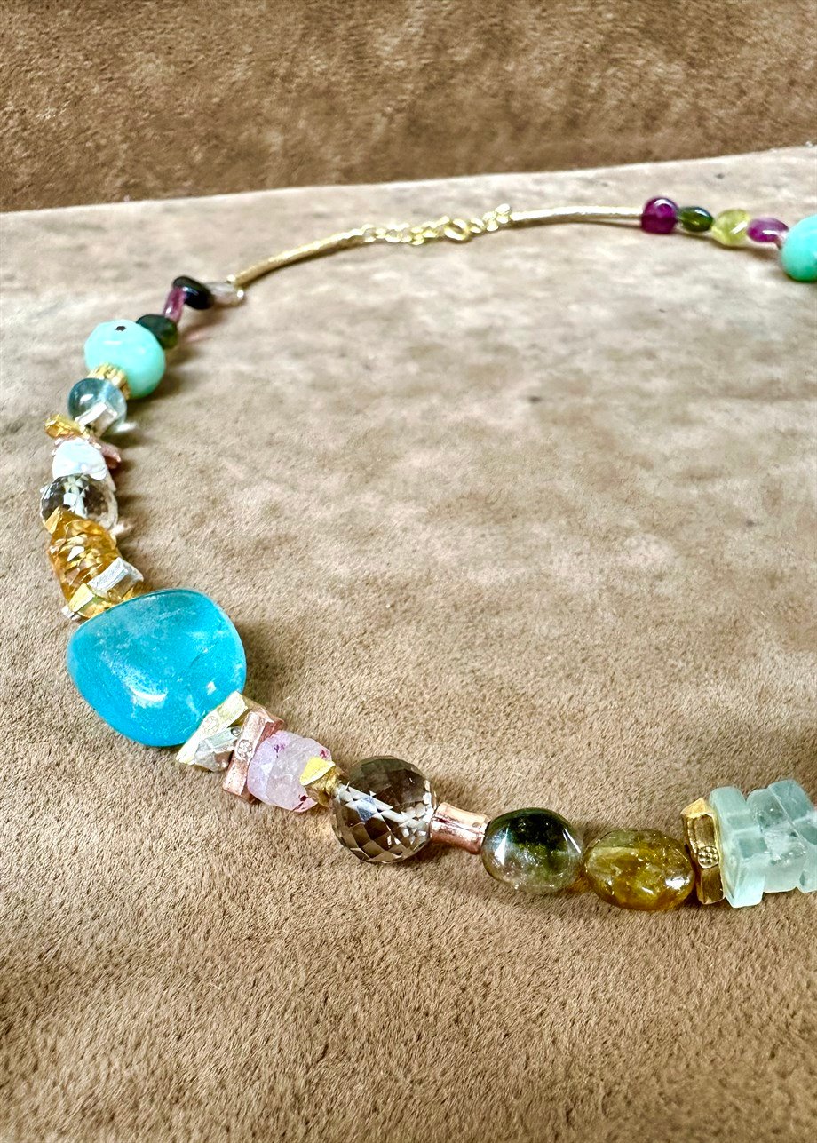 Mix Gemstone Kolye