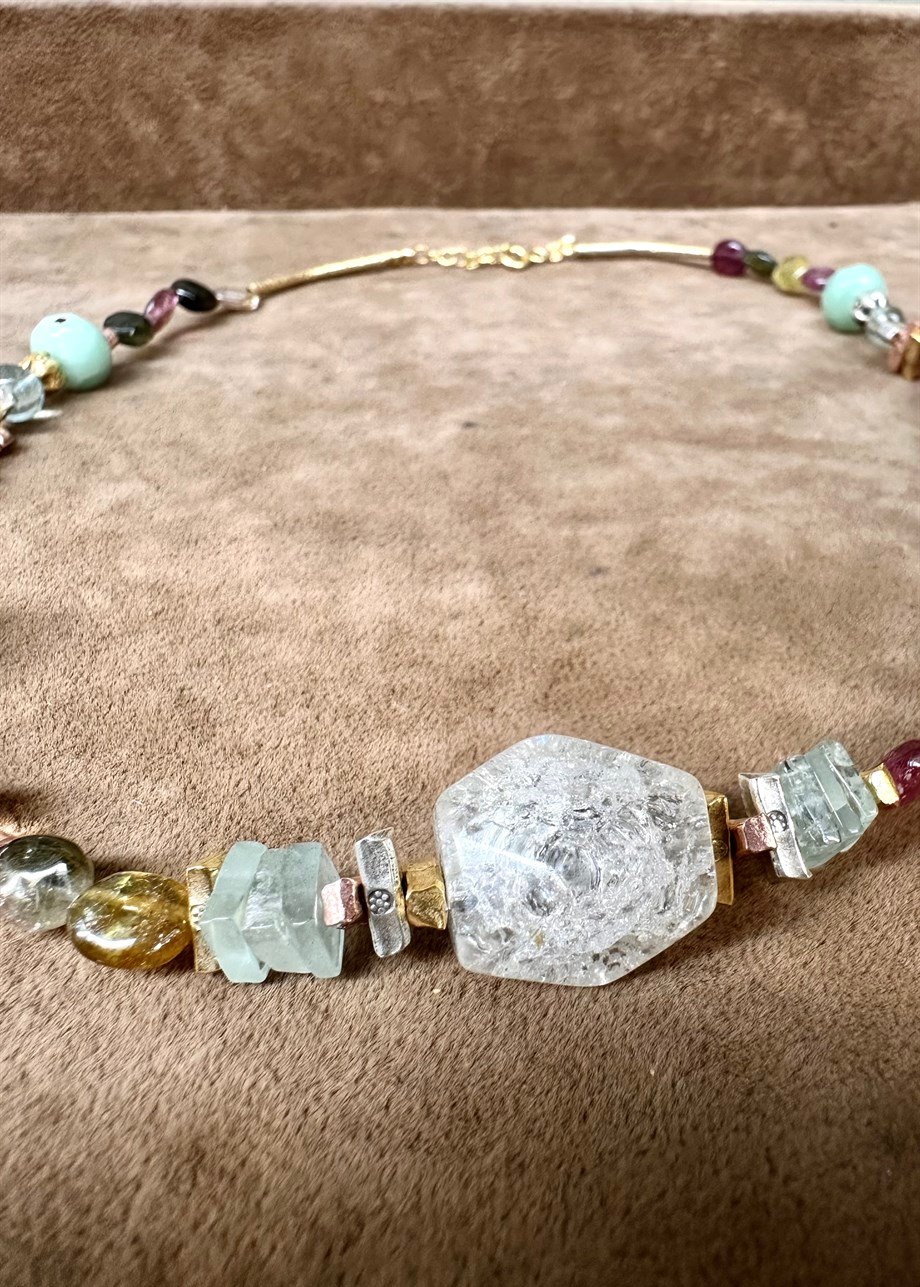 Mix Gemstone Kolye