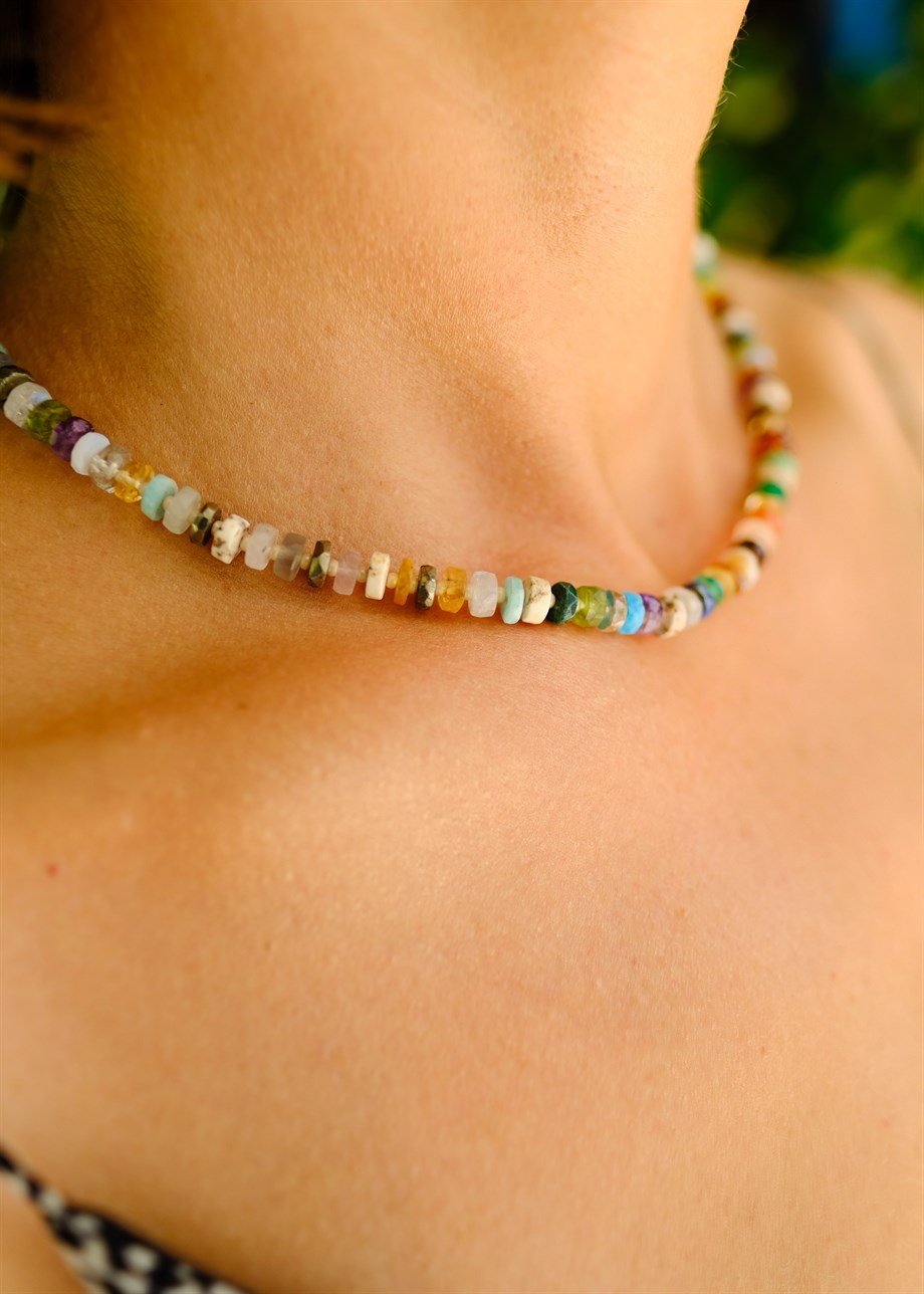 Mix Gemstone Kolye