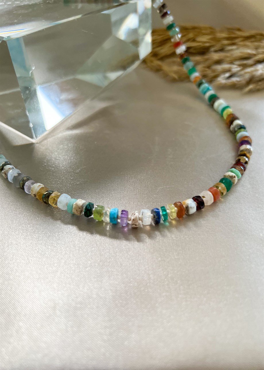 Mix Gemstone Kolye