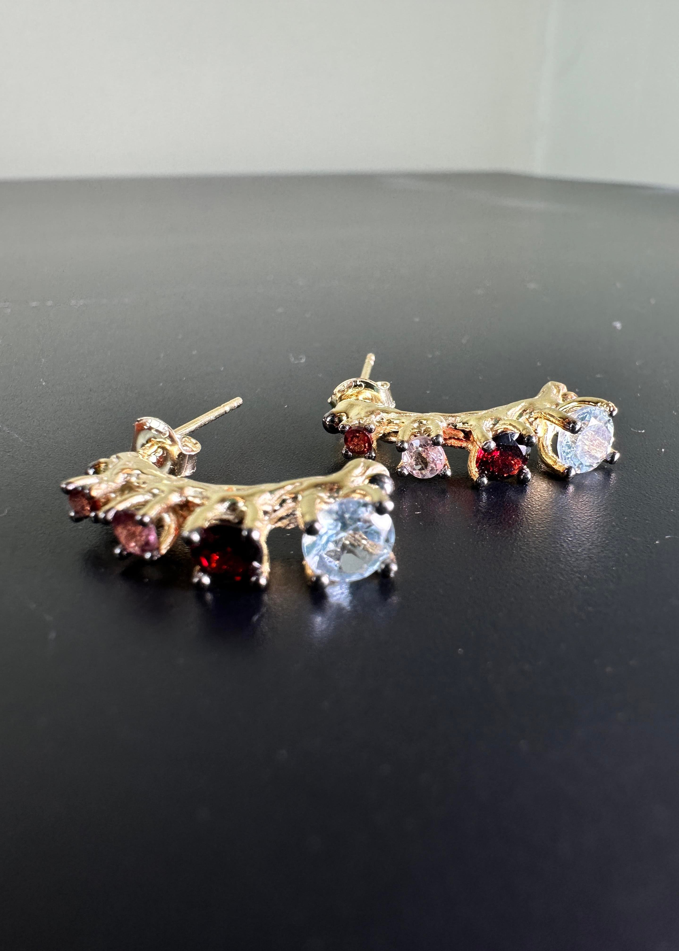 Mix Gemstone Küpe