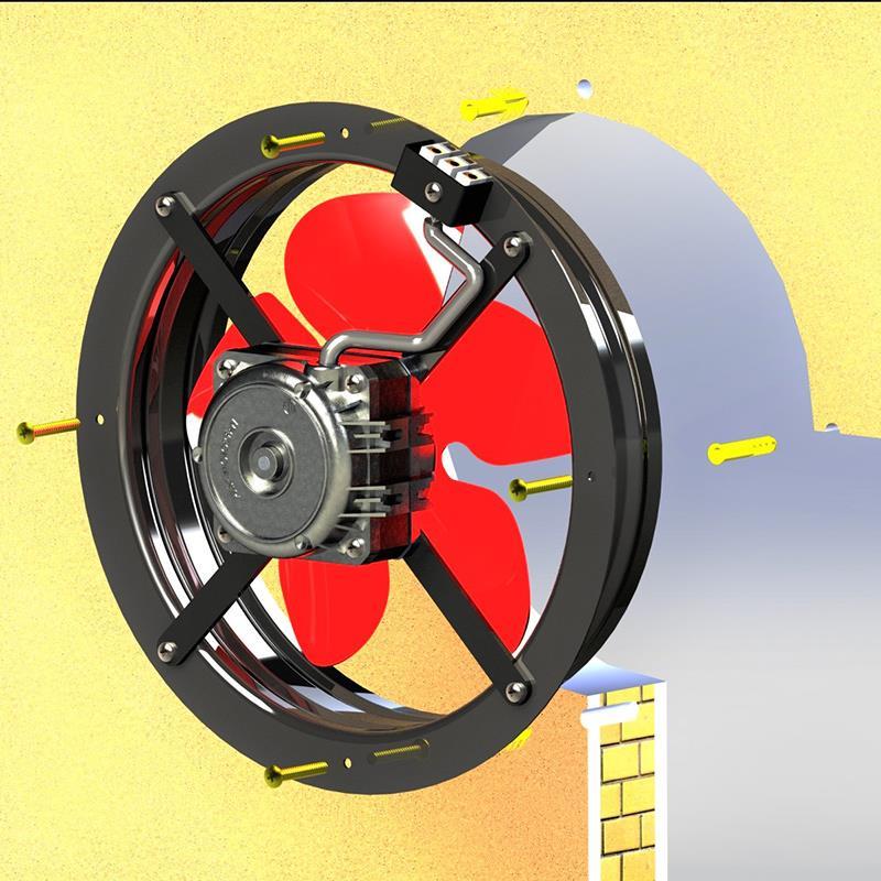 Aircol 200BF Sac Gövdeli Aksiyal Fan