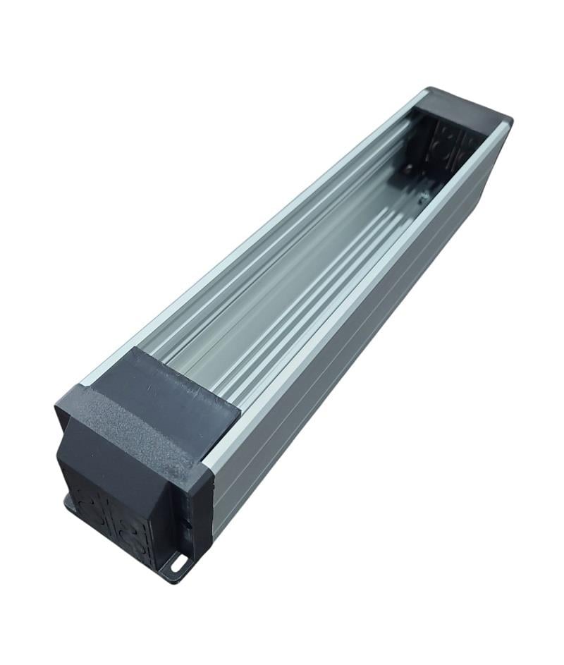 Avf Büro Tipi Aleminyum Priz Kasası 18 Modül Boş