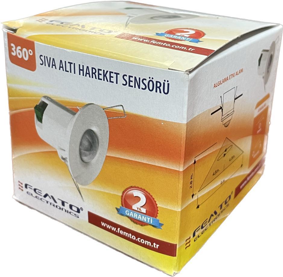 Femto 360° Sıva Altı Hareket Sensörü