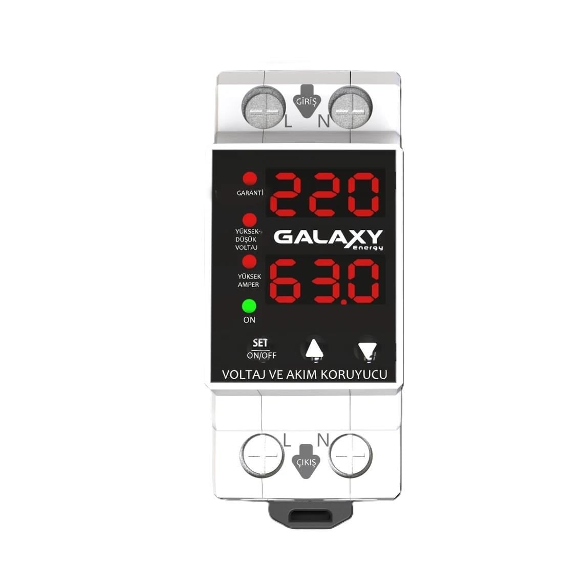 Galaxy Energy 63A Monofaze  Pano Tipi Kontrol Cihazı GD220