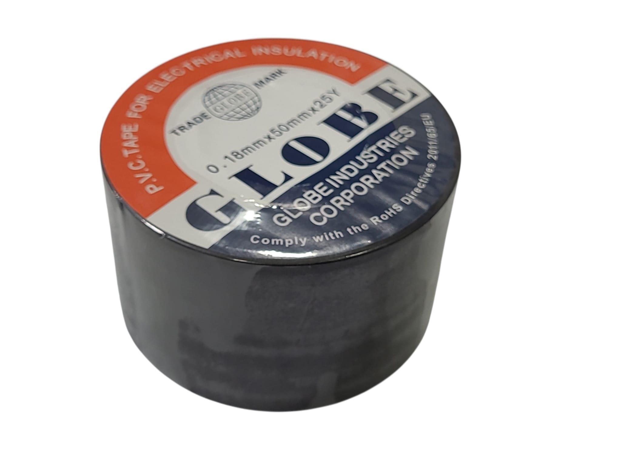 Globe 0.18x50x25 yrd Geniş İzole Bant Siyah 1 Adet