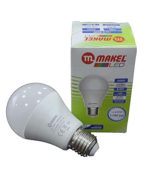 Makel 12W Led Ampül E27 Beyaz Işık 6500K