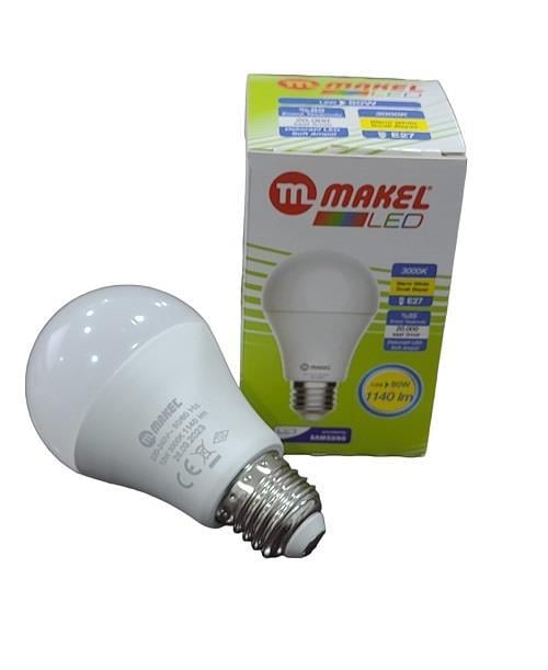 Makel 12W Led Ampül E27 Sarı Günışığı 3000K