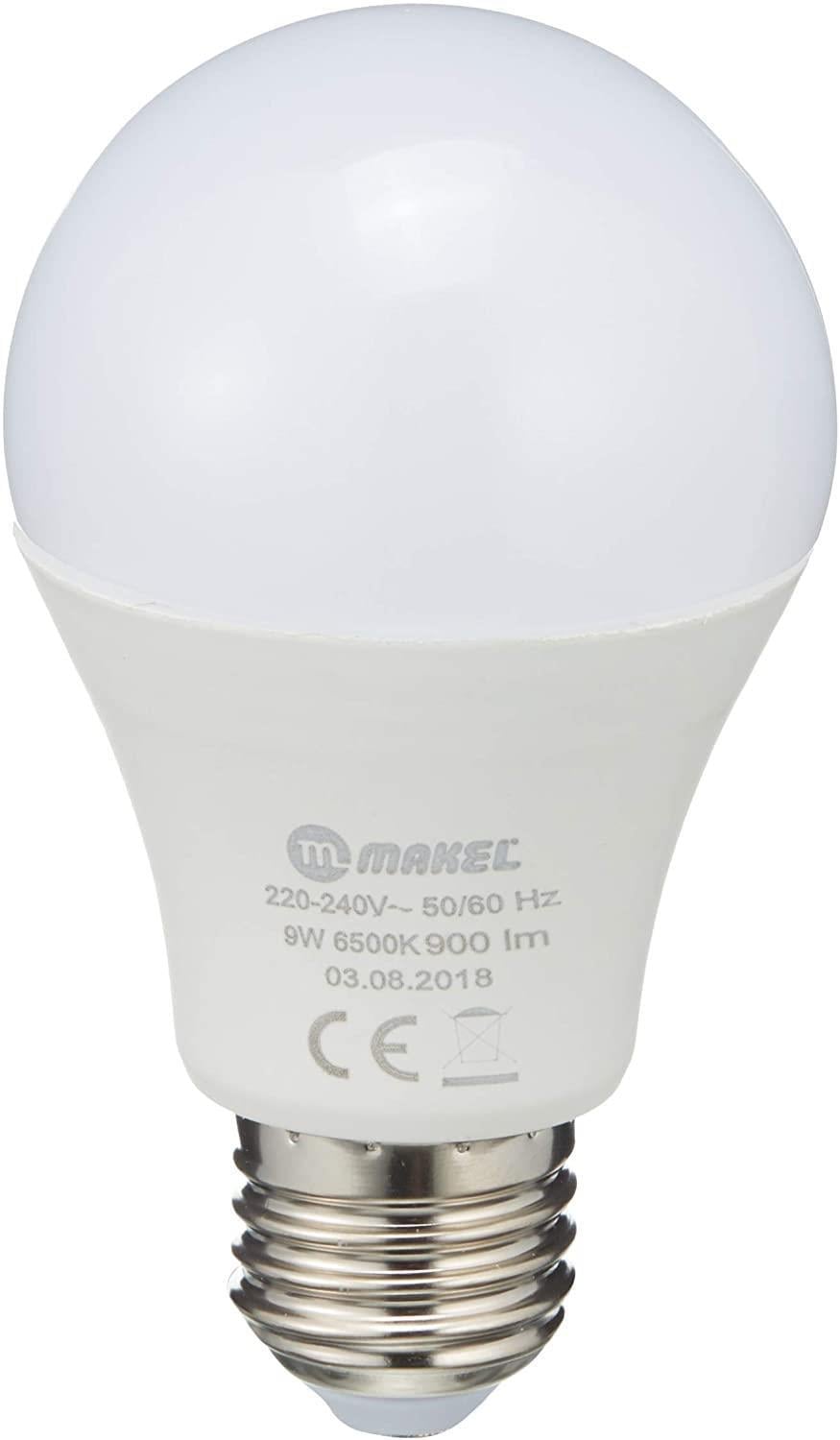 Makel 9W Led Ampul  6500K E27 20 Adet Ekonomik Paket