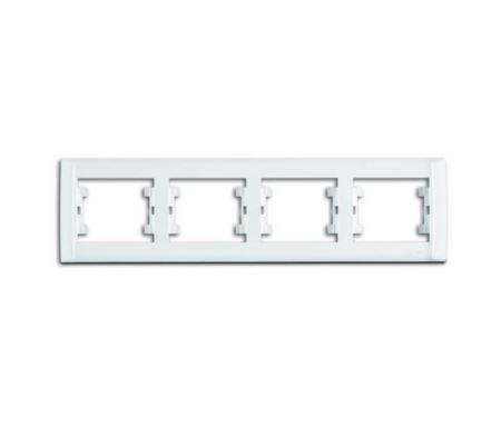 Makel Defne Beyaz Yatay Dörtlü Çerçeve