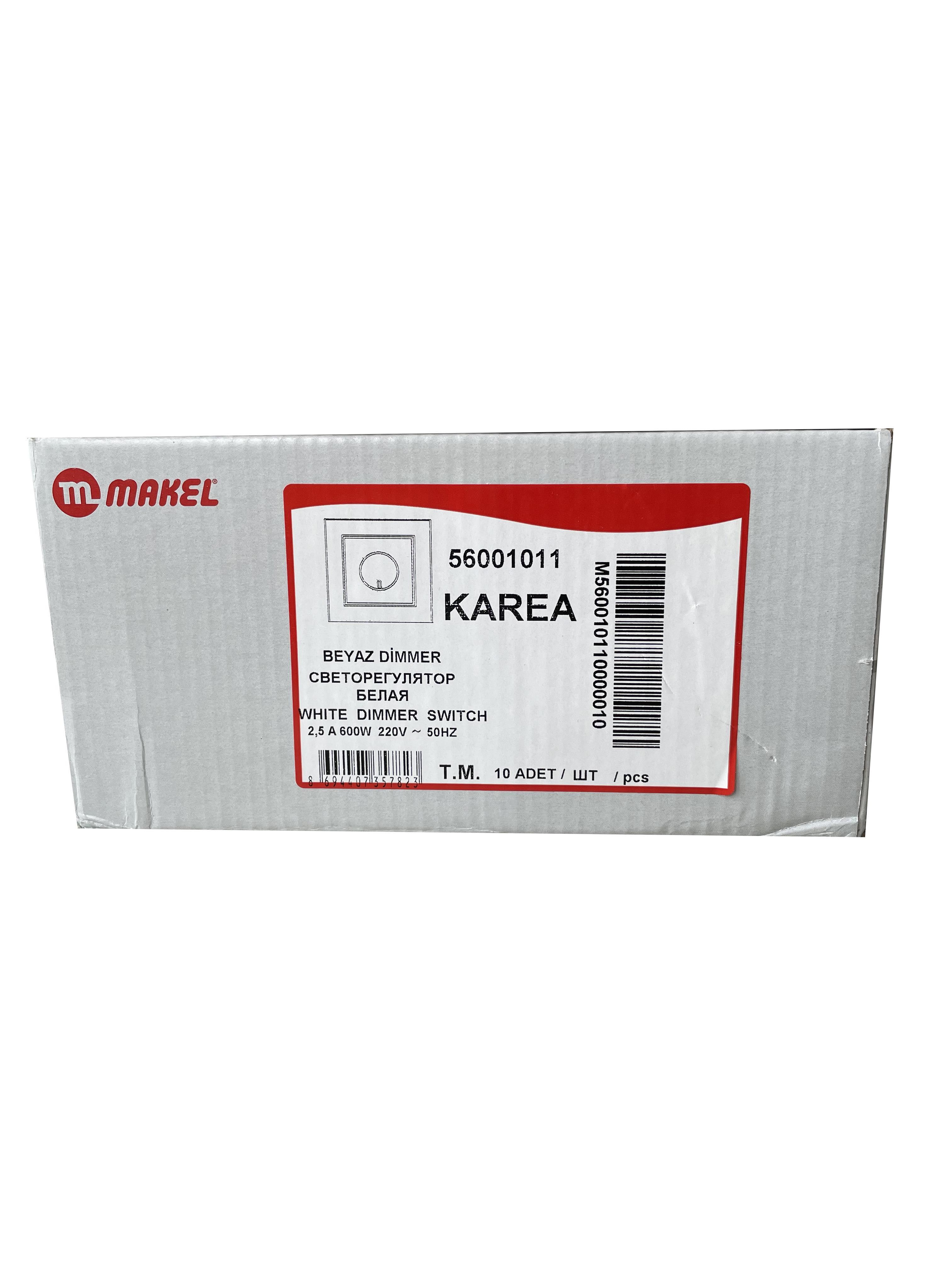 Makel Karea Dimmer 600W Beyaz 10 Adet Kutu