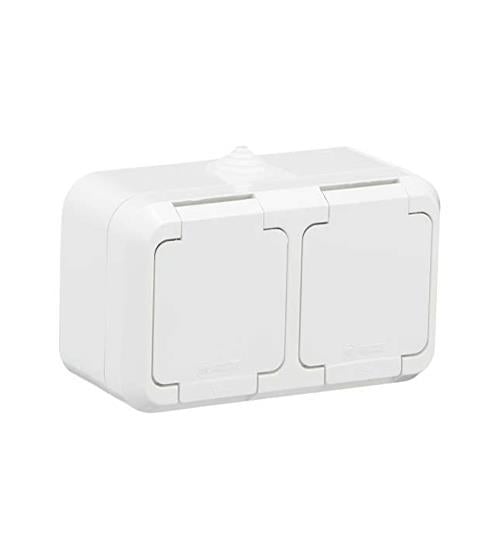 Makel Nemliyer 2'li Kapaklı Topraklı Priz