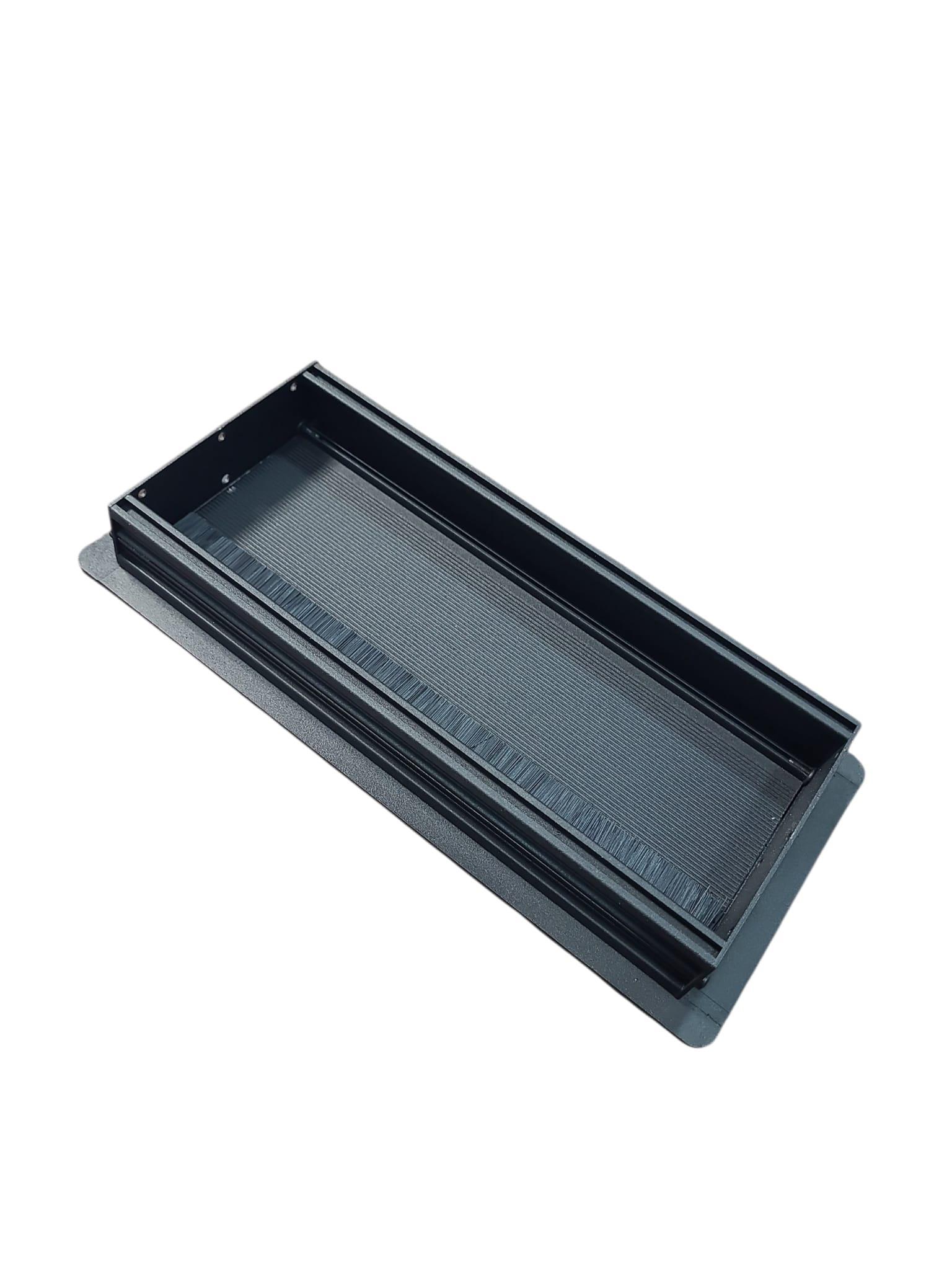 Ne-Ad 20cm Kablo Çıkış Kapağı Siyah 3350-02