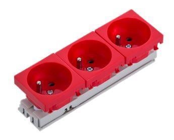 Ne-Ad 45x45 Üçlü UPS Priz