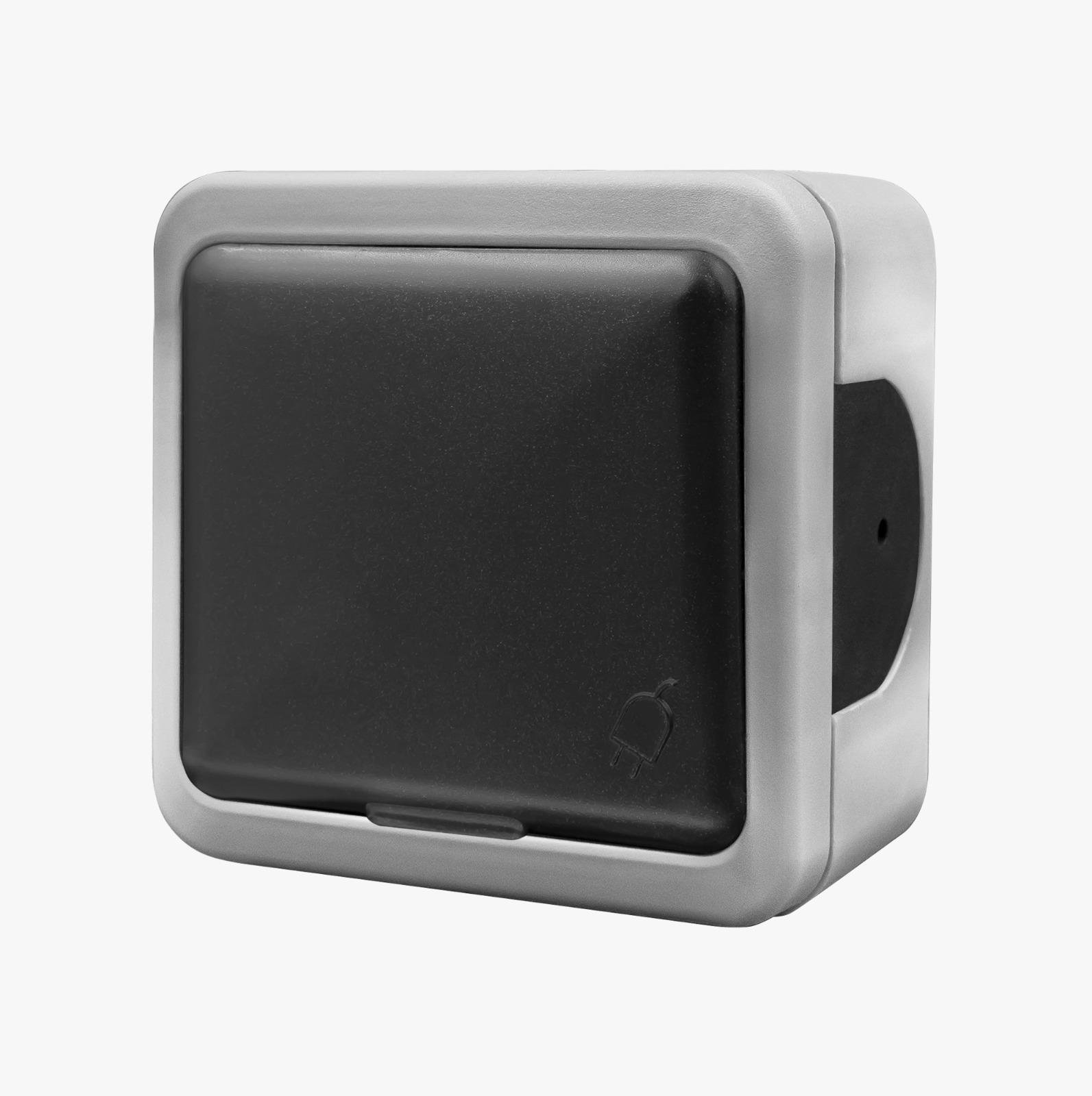 Nead Multima Gri Kapaklı Topraklı Priz