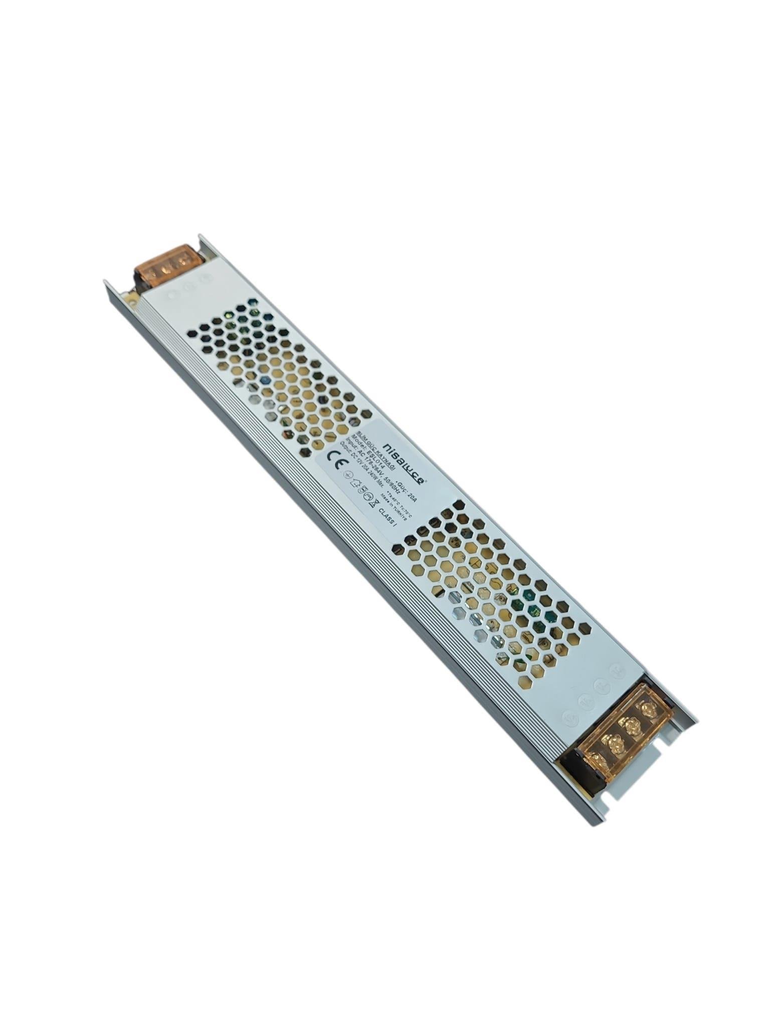 NisaLuce 20A Slim Led Trafosu 12V