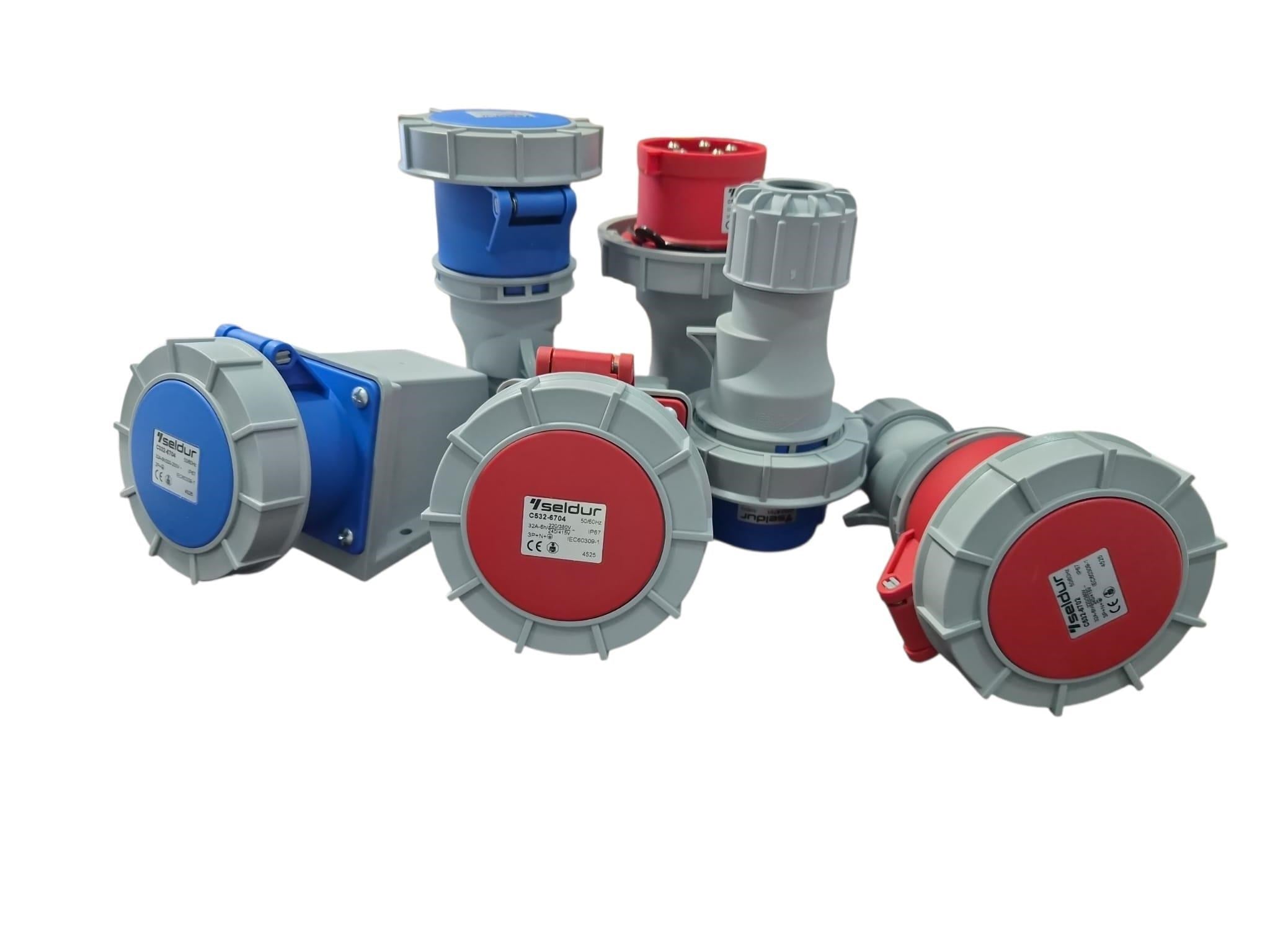 Seldur 5x32A CEE Norm Seyyar Priz IP67