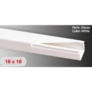 Sert Plastik 16X16 Kablo Kanalı 100 Mt