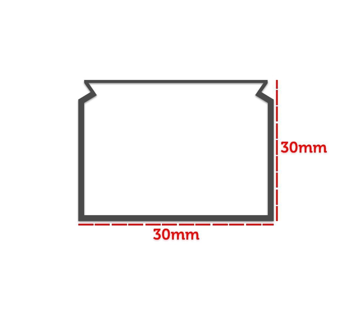 Sert Plastik 30x30 Yapışkanlı Kablo Kanalı 48mt