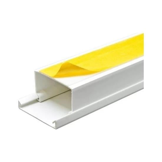 Sert Plastik 40X25 Kablo Kanalı Kendinden Yapışkanlı 50 Mt