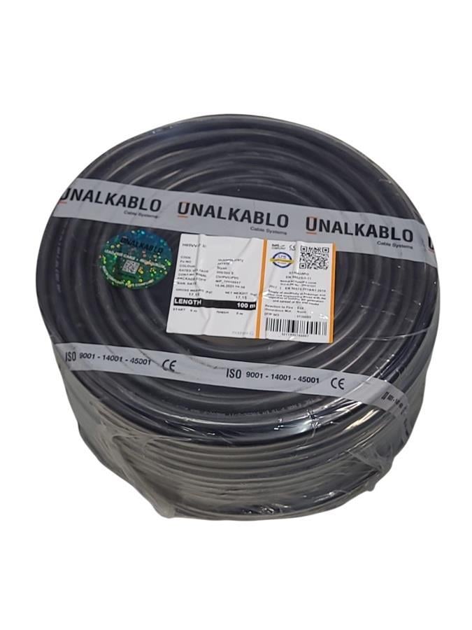 Ünal 3x1,5mm Siyah NYHMY-TTR Kablo 1mt