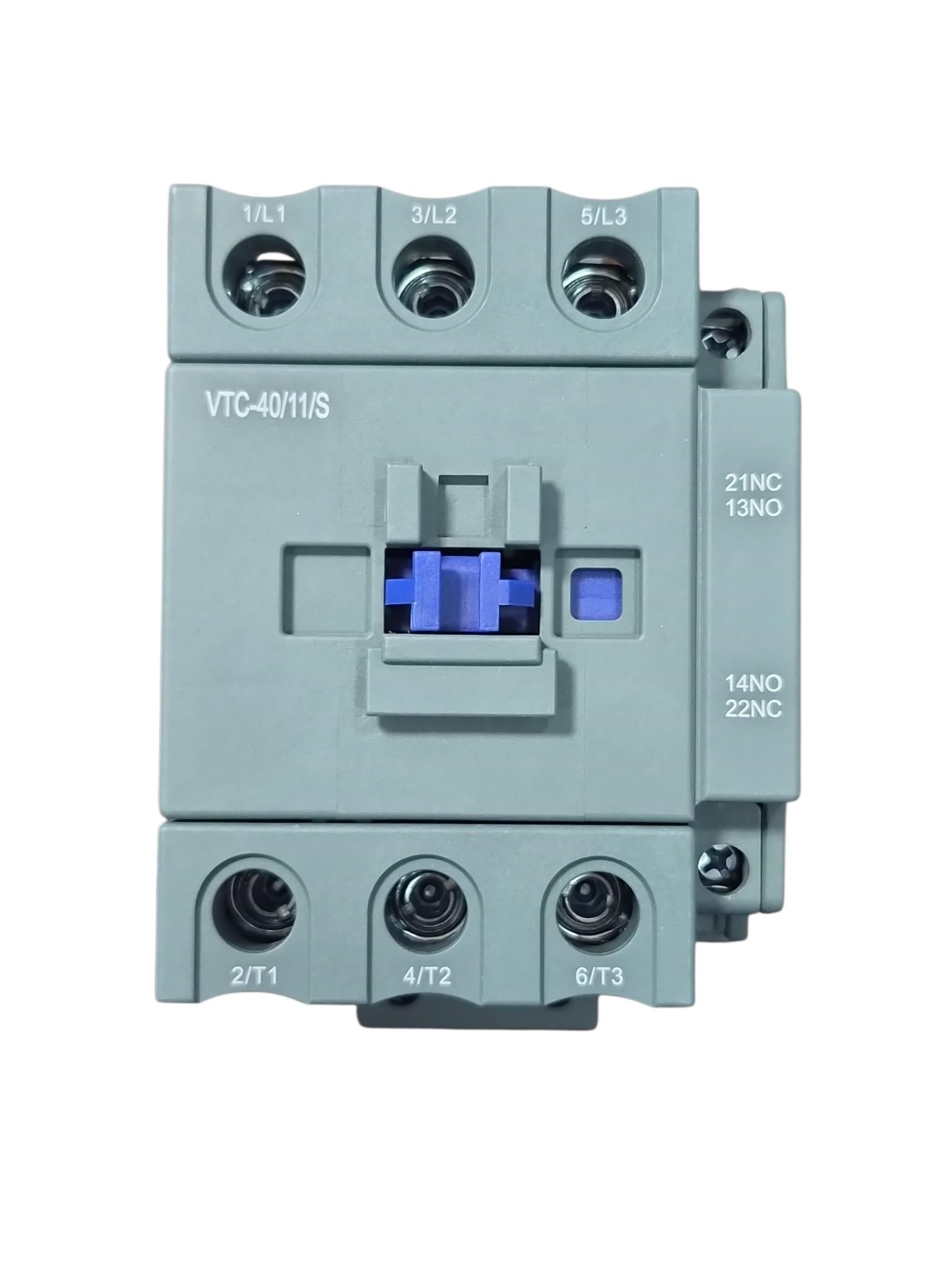 Viko 3P 18,5kW 40A 1NO+1NC AC 230V Kontaktör VTC-40/11/S