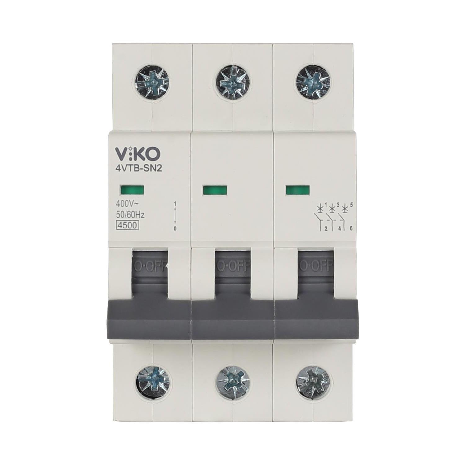 Viko 3x16A Trifaze B Tipi 4,5kA Otomatik Sigorta
