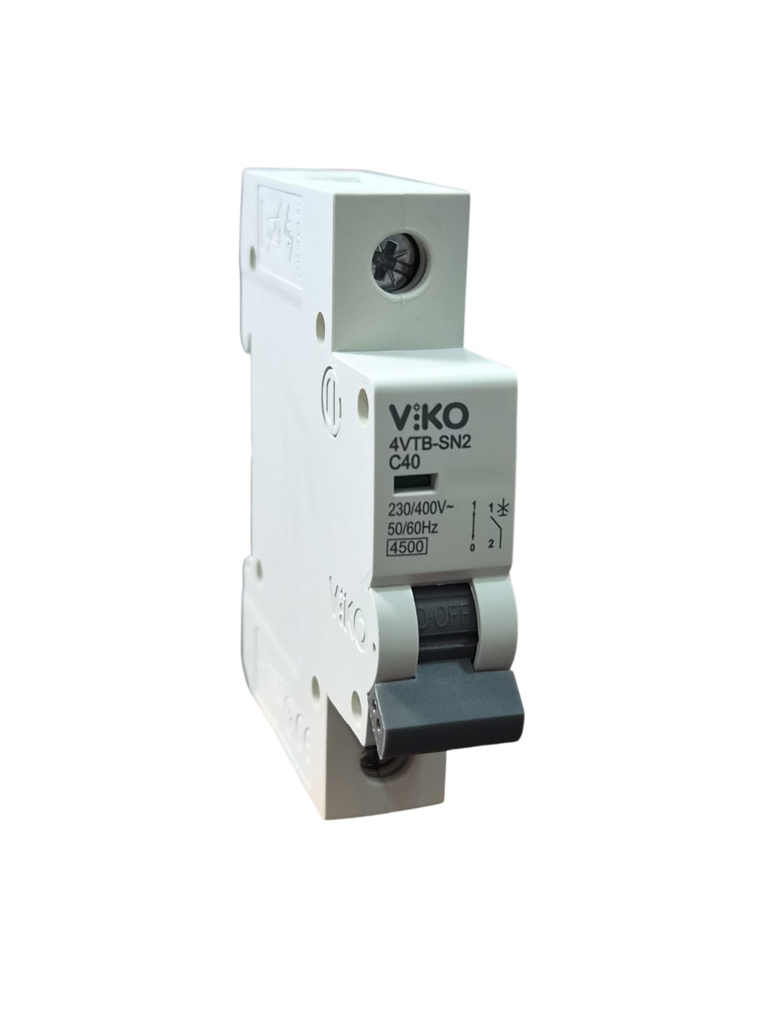 Viko 40A C Tipi 4,5kA Otomatik Sigorta 4VTB-1C40