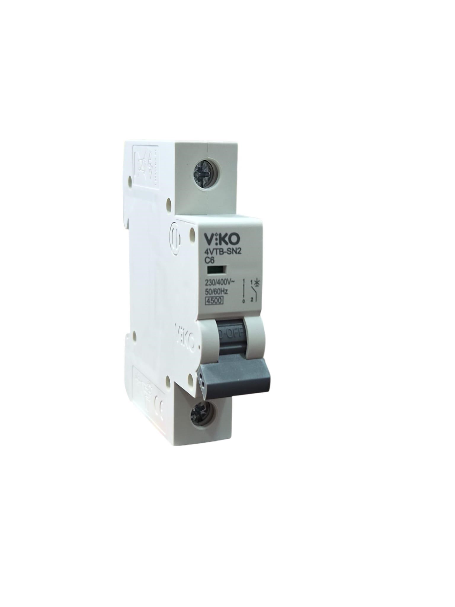 Viko 6A C Tipi 4,5kA Otomatik Sigorta 4VTB-1C06