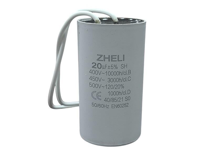 Zheli 20 MFD 450V 38x70 Kablolu Daimi Devre Kondansatör