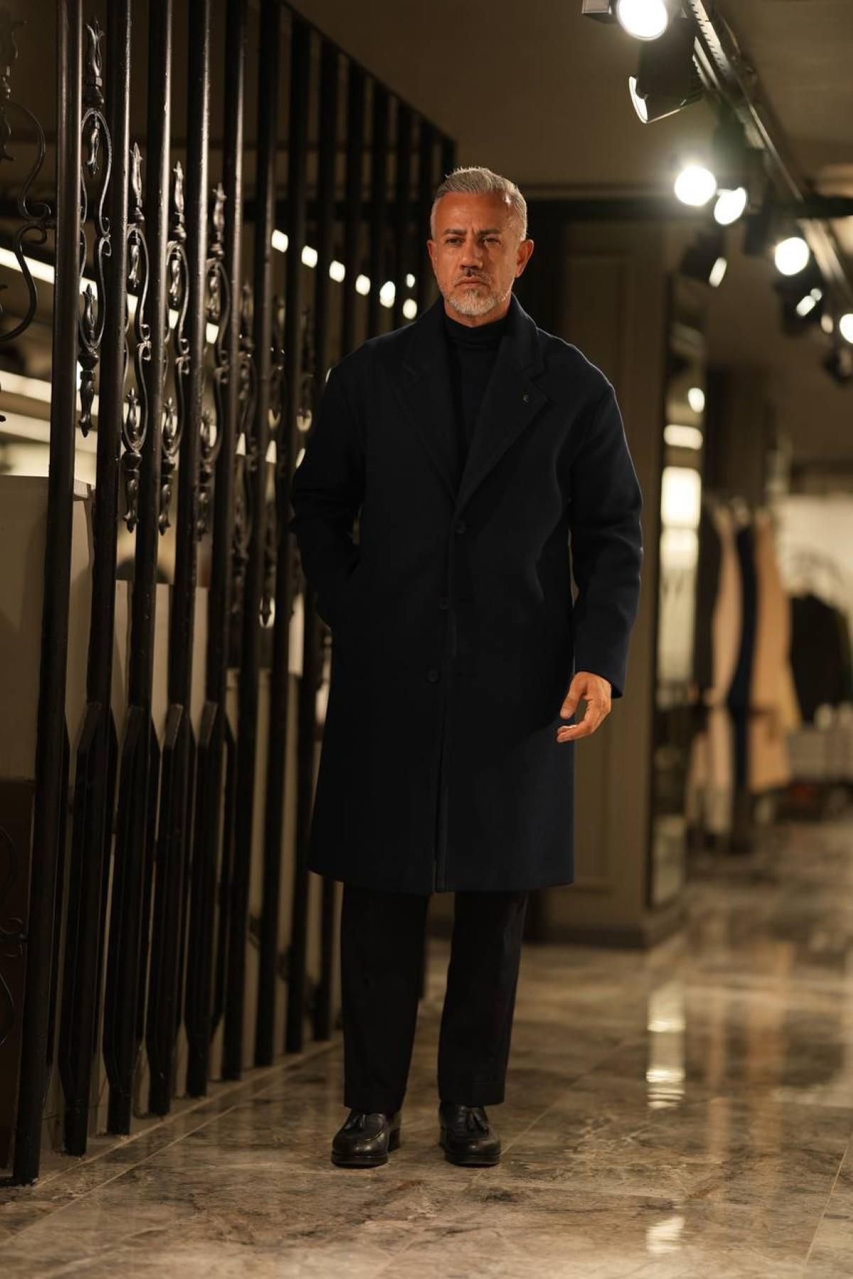  THREE BUTTON OVERSIZE COAT 