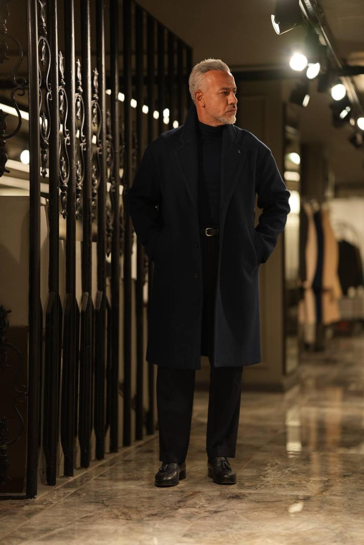  THREE BUTTON OVERSIZE COAT 