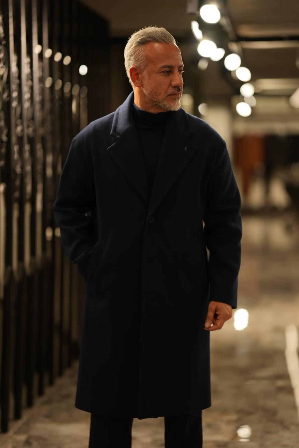  THREE BUTTON OVERSIZE COAT 