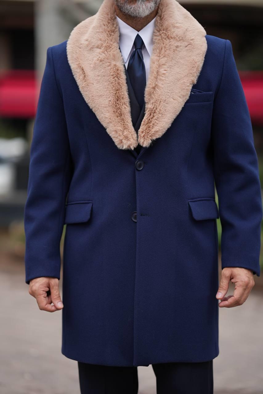 THREE BUTTON FUR COAT